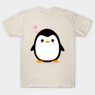 Kawaii Penguin T-Shirt T-Shirt